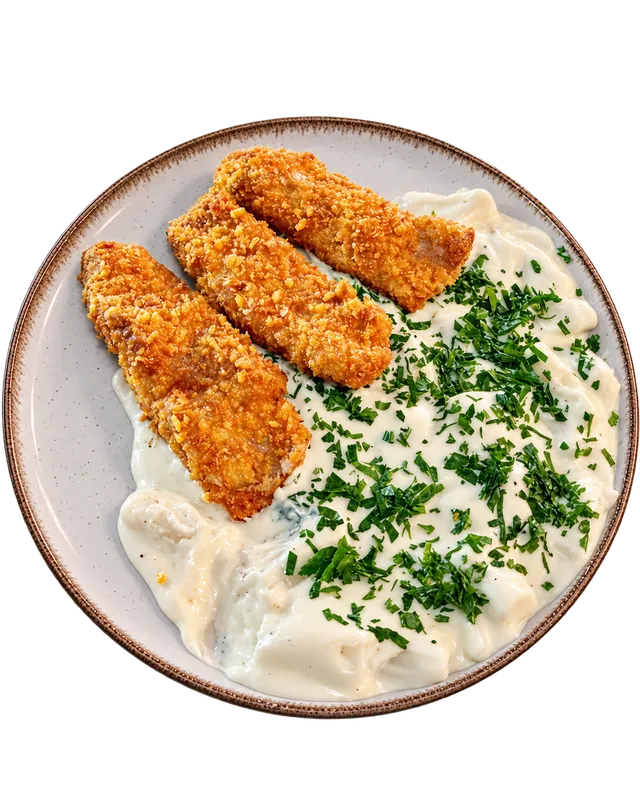 Американски пилешки стрипсове